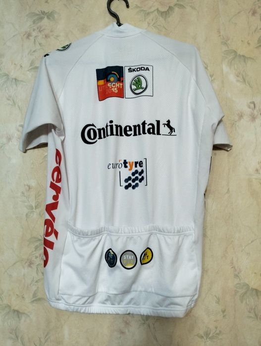 Велофутболка майка Skoda continental cervelo