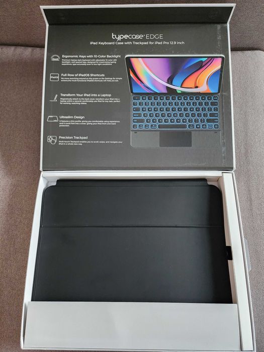 Typecase Edge - iPad Pro 12.9" Keyboard Case with Trackpad (Open Box)
