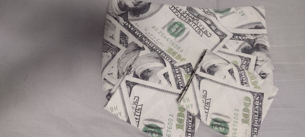 Pościel  Dolary , Pieniądze , bawełna, home