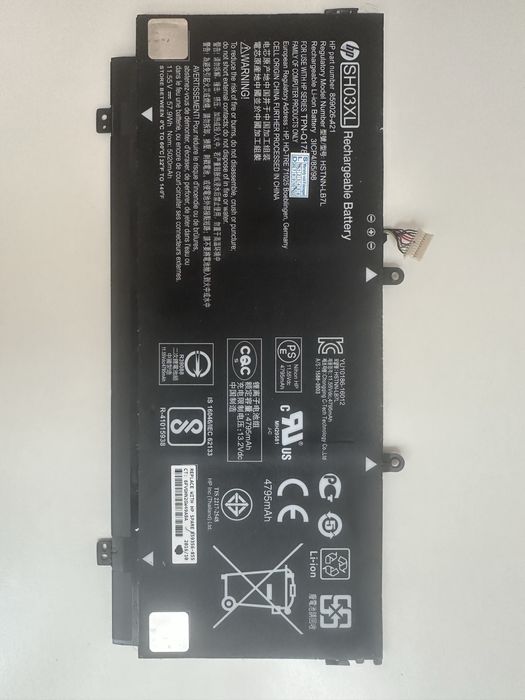 Оригінальна батарея HP SH03XL