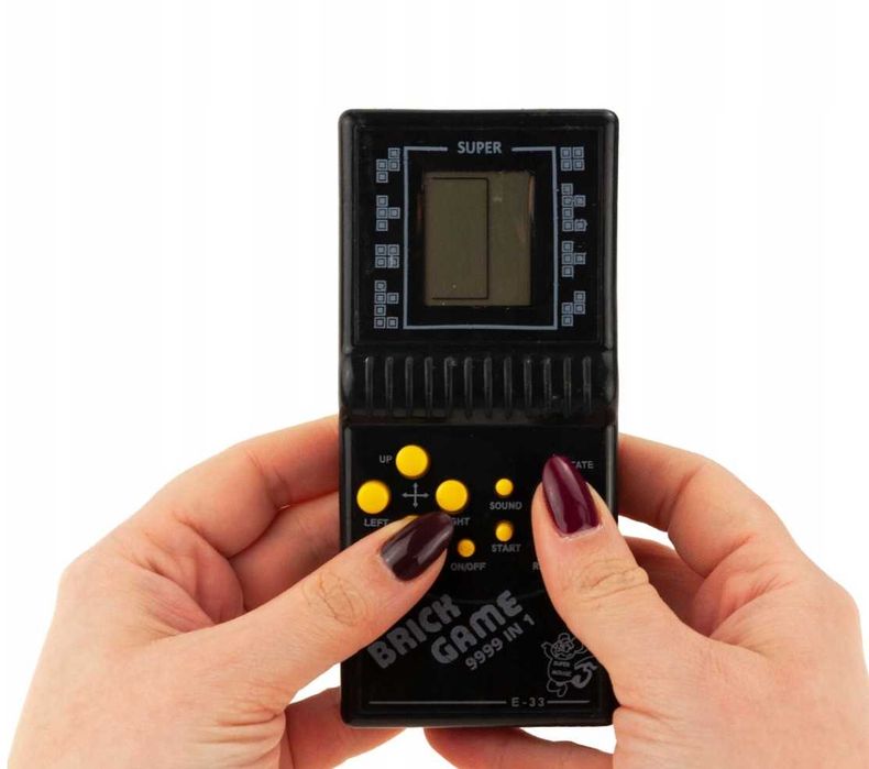 GRA TETRIS WĘŻYK konsola kieszonkowa retro zręcznościowa na baterie
