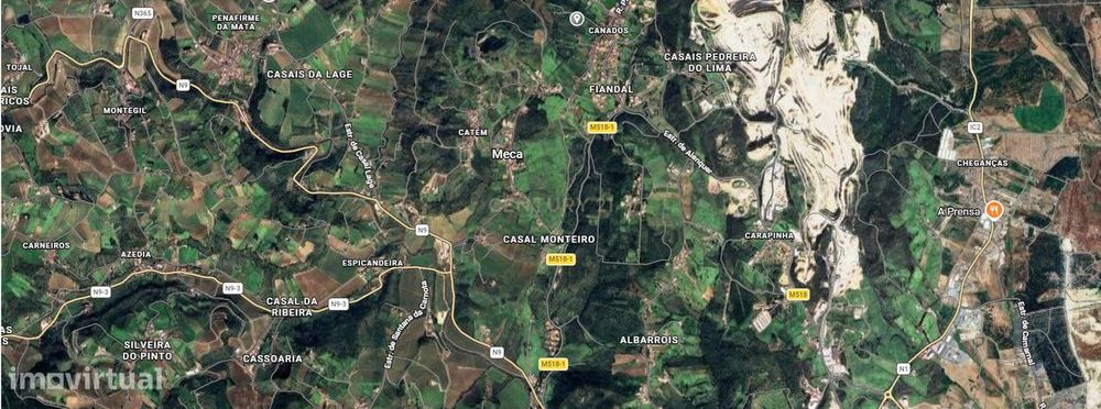 Land for Sale in Meca, Alenquer with Panoramic Views