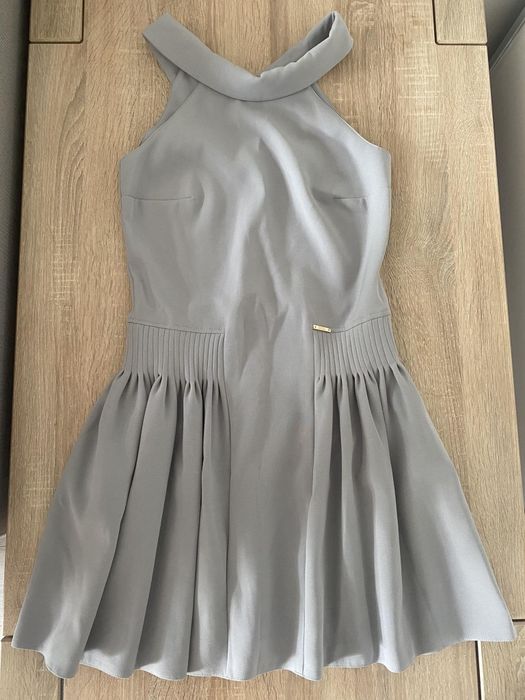 Sukienka szara elegancka S