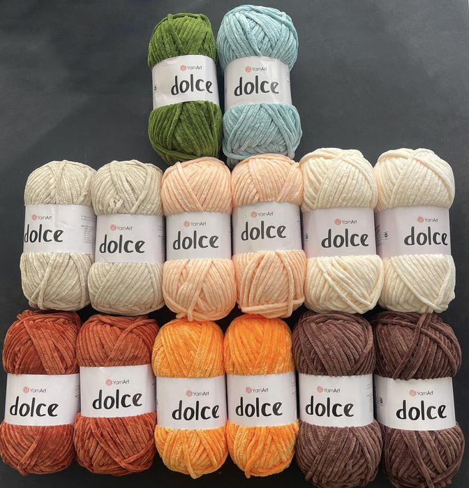Zestaw włóczek pluszowych YarnArt Dolce