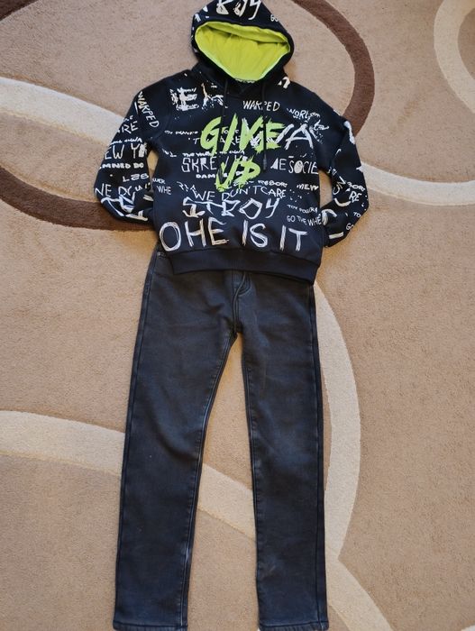 Джинси утеплені фірмові на 10-11 років