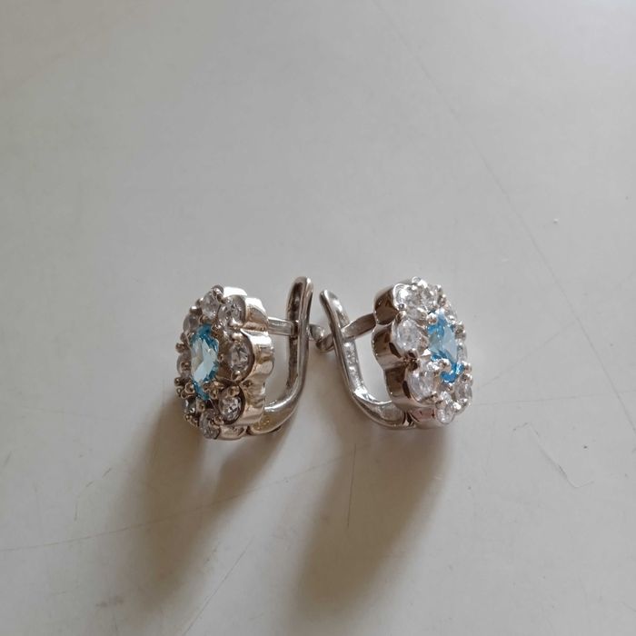 Продам срібні сережки