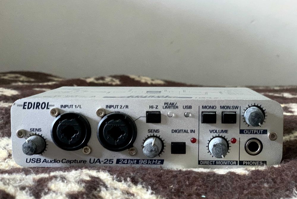 Interface MIDI USB Roland Edirol UA 25