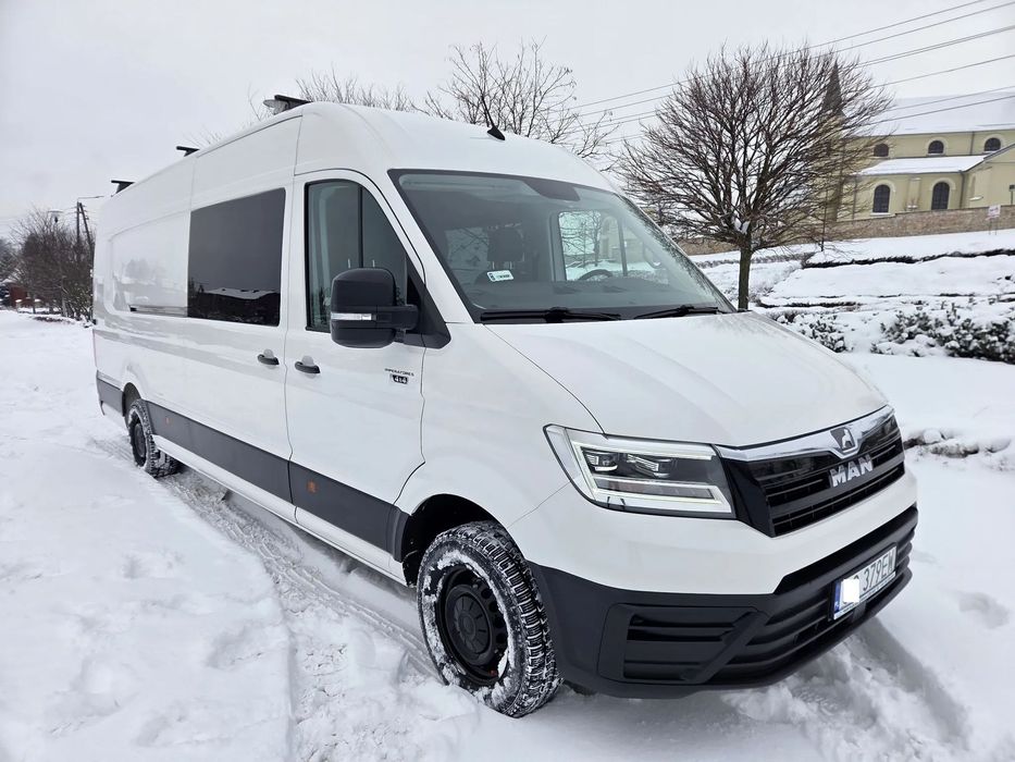 MAN TGE  4x4/180koni/ExtraLong/6 Osobowy/NISKI PRZEBIEG/1 Właściciel/PL salon