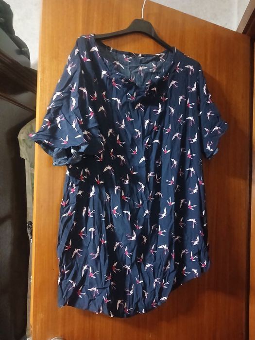5 blusas xl de mulher