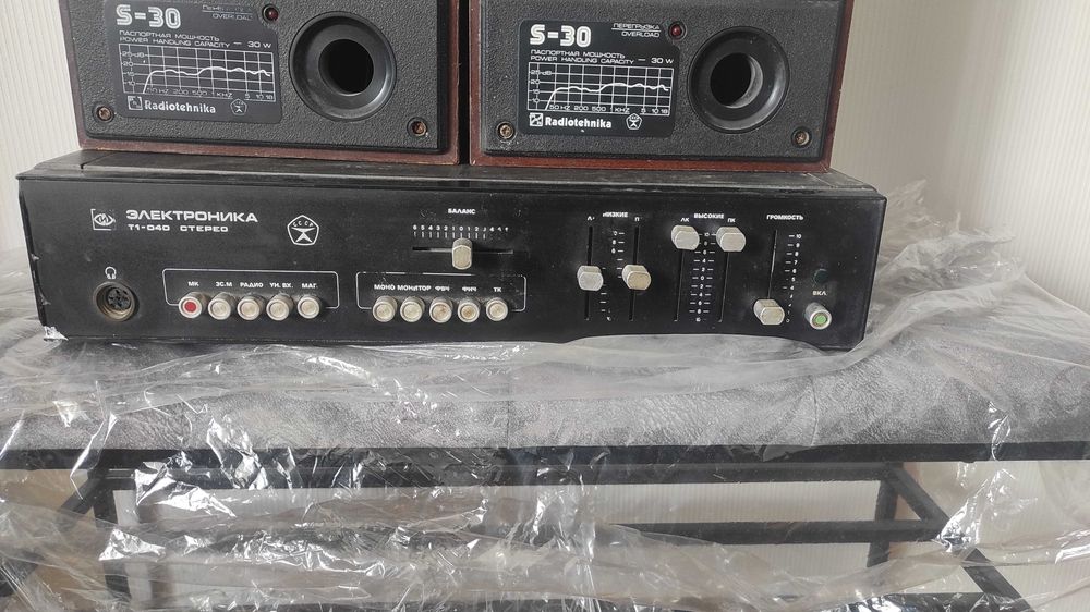 Підсилювач звуку+акустика