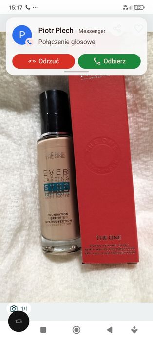 Matujący podkład pod makijaż Ivory Neutral, everlasting sync soft matte Foundation.Oriflame