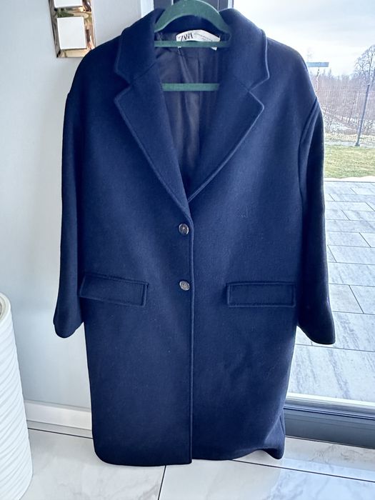 Plaszcz zara wełniany S
