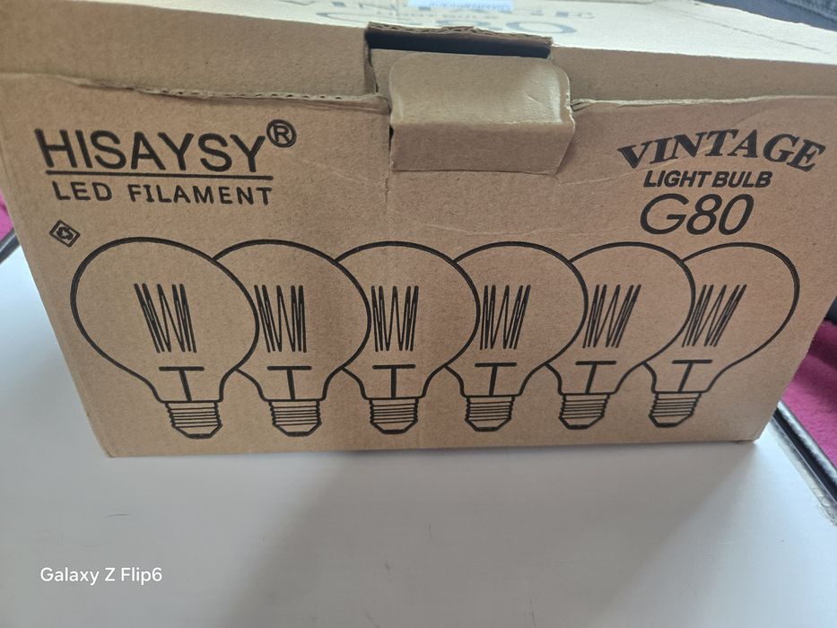 Żarówka LED Filament E27 Kula G95/G125 Retro Edison Loft – Nowa!