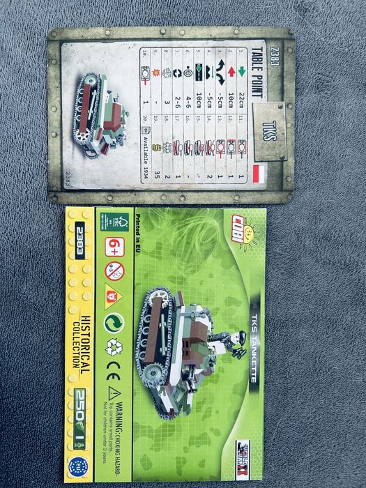 Klocki Cobi 2383 czołg TKS Tankette cobiJ22