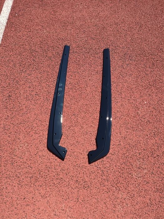 Элероны накладки бампера на BMW 5 G20 G30 F10 диффузор спойлер сплітер