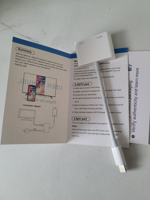 adapter Lightning do cyfrowego AV (HDMI)
