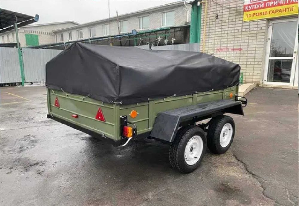 Прицеп Двухосный Лучший помощник ЗСУ Зимний тент в подарок!