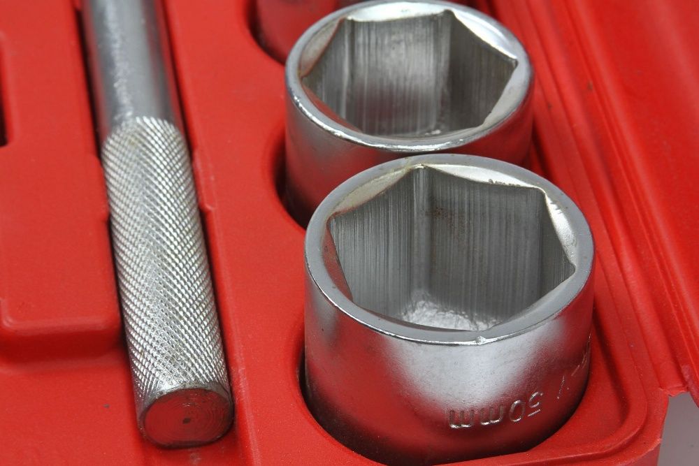 KLUCZE NASADOWE 21PCS 3/4" 19-50mm 6-kątne zestaw