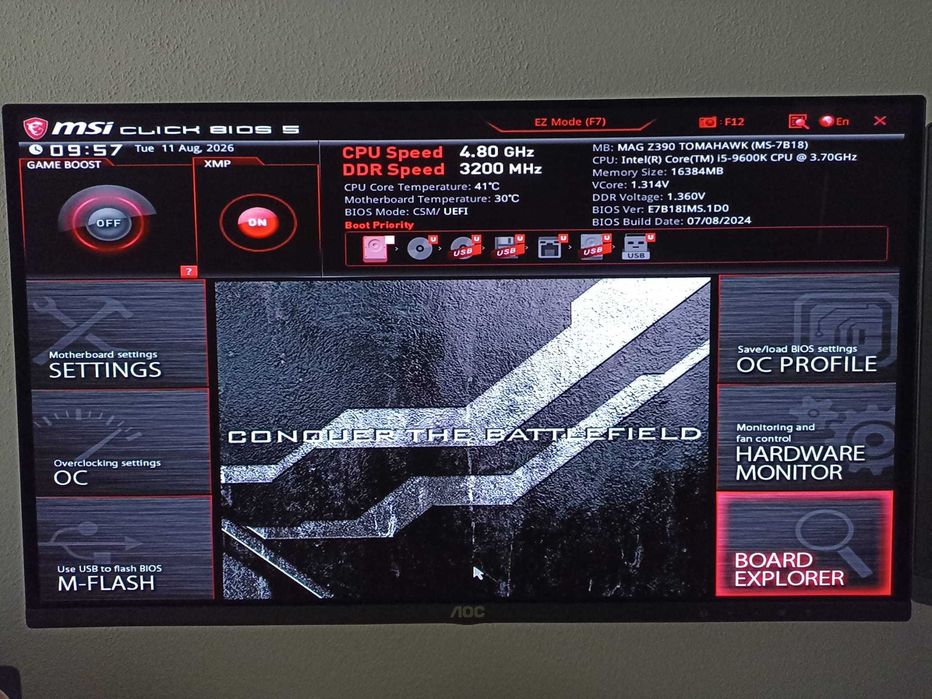 Processador I5 9600k + 16GB RAM + Motherboard Z390