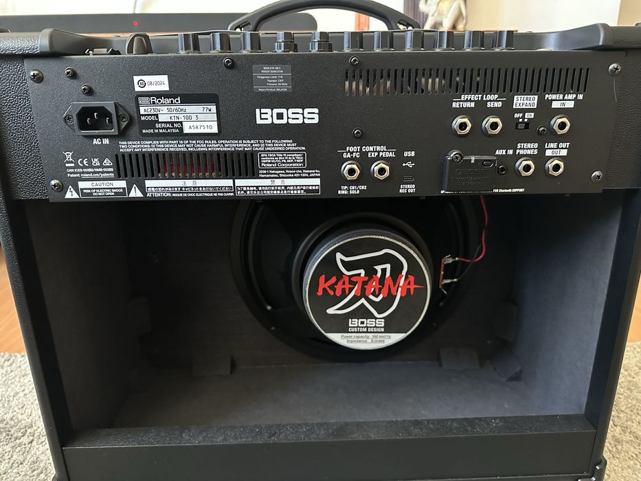 Boss Katana 100 Gen 3 + BT Dual (com garantia)
