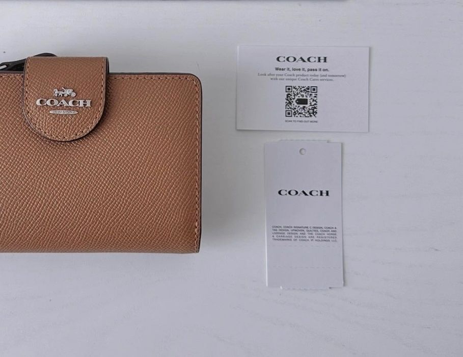 COACH Corner zip wallet Жіночий гаманець женский кошелек коач подарок