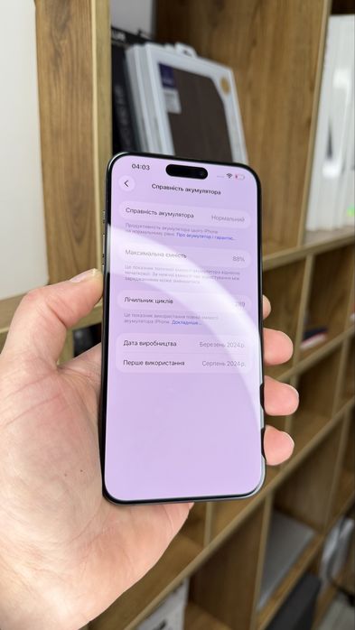 Iphone 15 Pro Max Black Titanium фіз сім