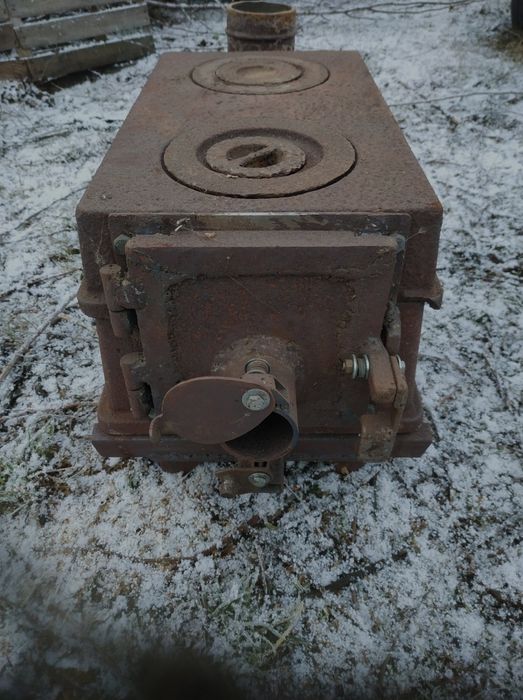 Буржуйка чугунна