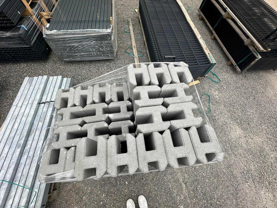 Panel ogrodzeniowy ocynk malowany proszkowo CZARNY/GRAFIT 123cm fi 5