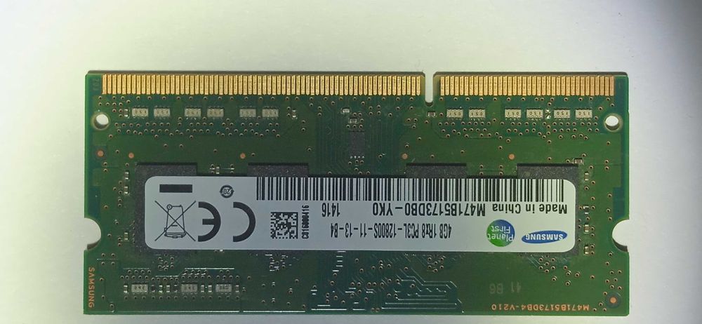 Оперативная память Samsung DDR3L 4GB 1600Mhz для ноутбука