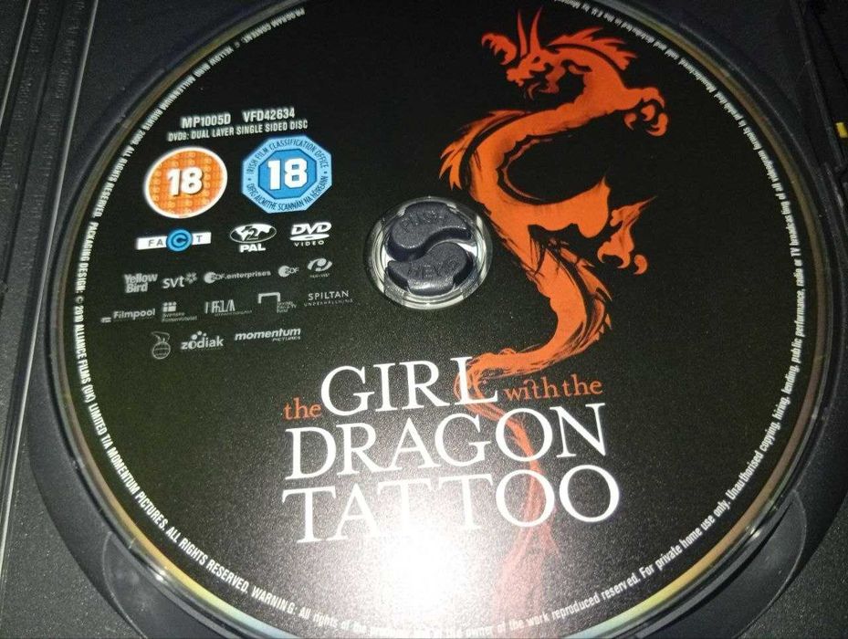 Набор DVD дисков Лицензия UK (Joker, Catwoman, Girl with the Dragon Tattoo)