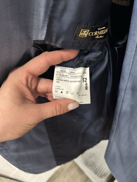 Чоловічі костюми, піджаки, брюки Corneliani, CANALI, Bilancioni