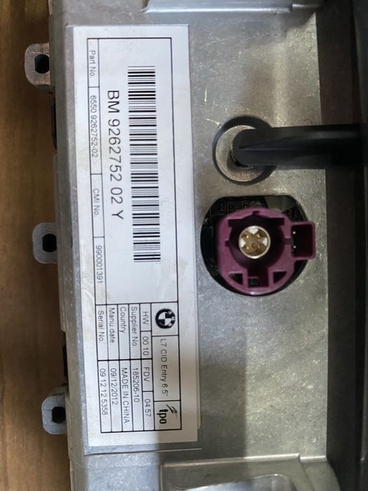 Radio e display BMW F20 serie 1