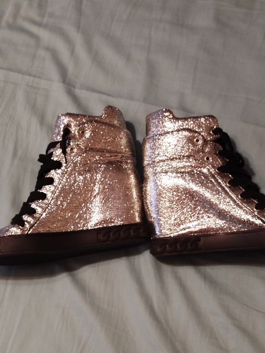 Srebrne buty za kostkę Casadei 39