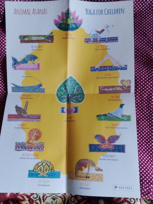Книга на англійської. Йога для дітей - Асани тварин