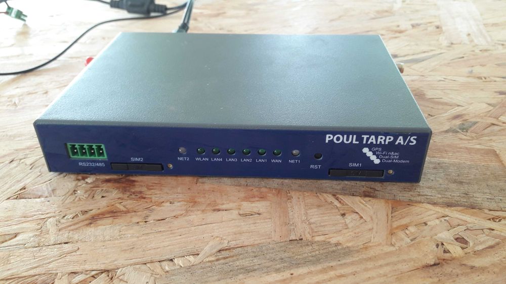 Router przemysłowy GPS WiFi DualSim modem RS232/485 WL-G520-LF6-dg