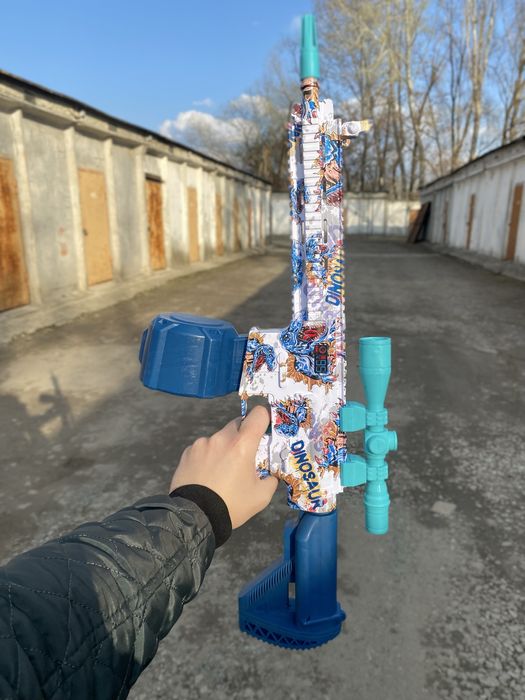 Водний автомат M416 акумулятор 7.4 V, usb-дріт, магазин 600мл