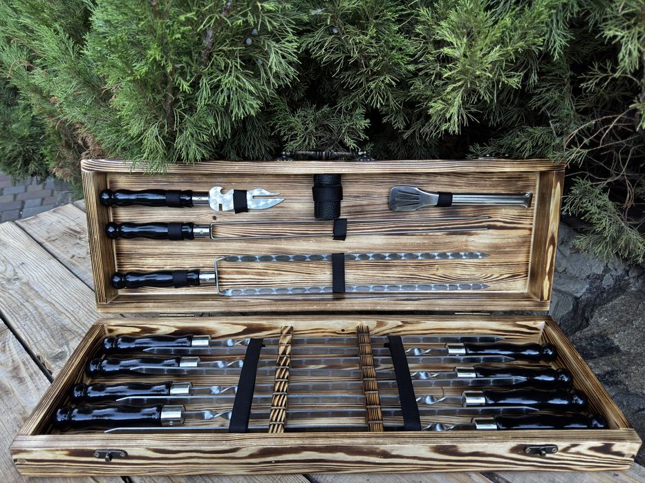 Подарунковий Набір,Шампура в кейсі,Від виробника