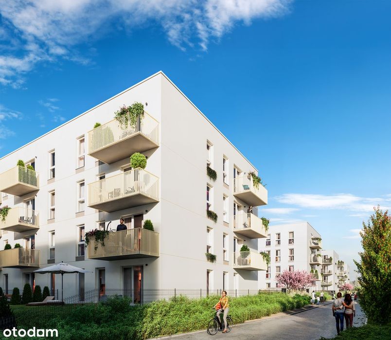 3-pokojowe mieszkanie 54m2 + balkon Bezpośrednio