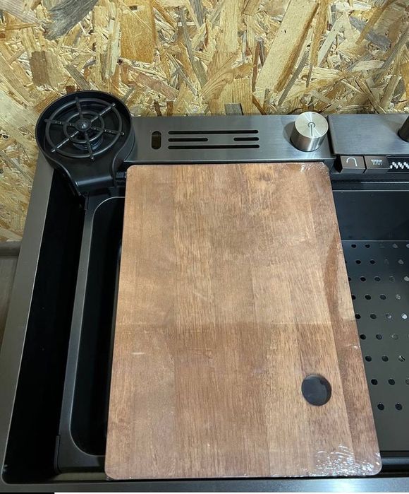 мойка кухонная раковина з нержавіючої сталі багатофункціональна мийка