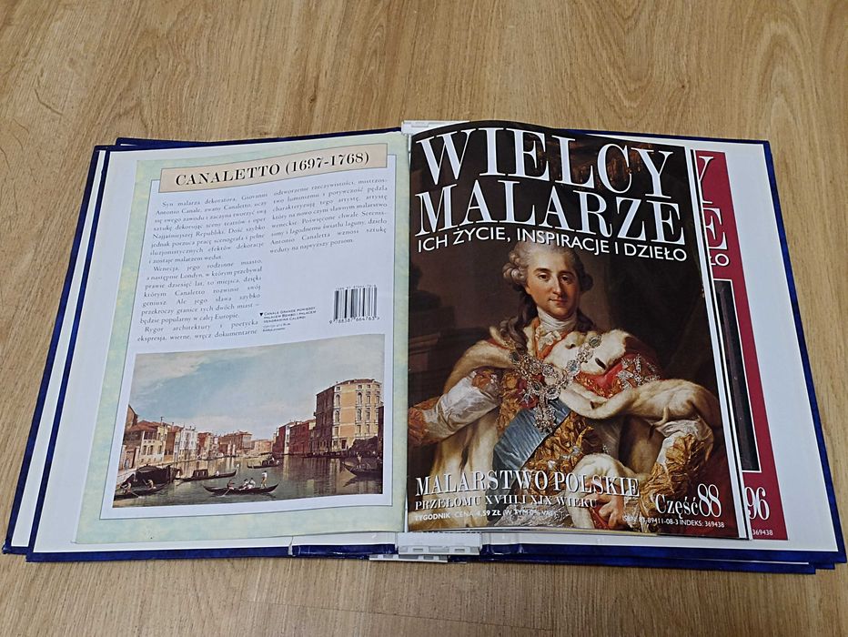Wielcy malarze wybrane zeszyty + 4 segregatory