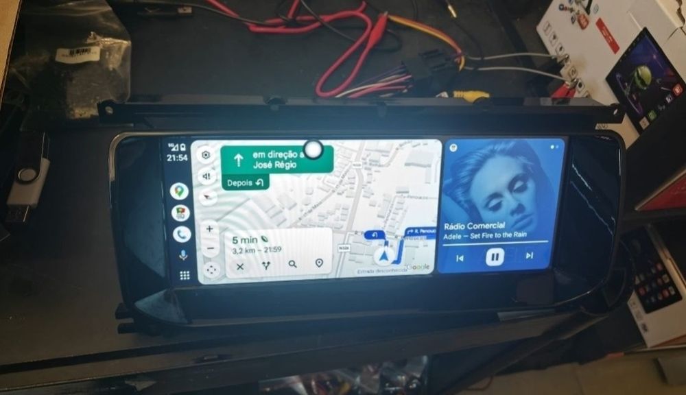 Ecrã android 10,25" Range Rover evoque CPU 8-core 8 + 128 GB  + 4G