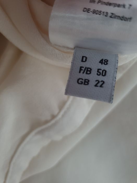 Madeleine 44 46 bluzka jedwabna