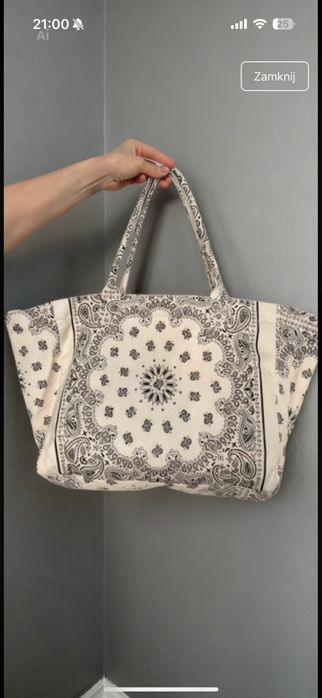 Letnia tobra shopperka biala