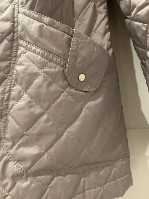 Kurtka pikowana damska kaptur wiatrówka