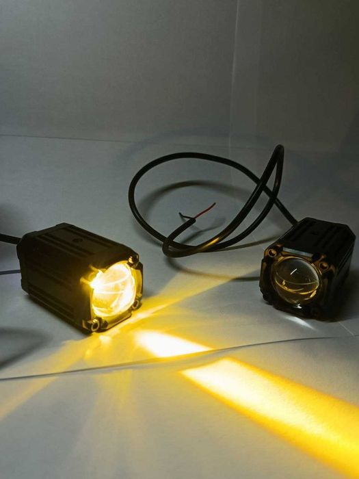 Міні LED лінзові фари (пара)