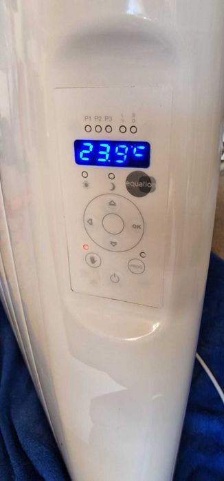 Radiador elétrico esquenta muito rapido 1000 W