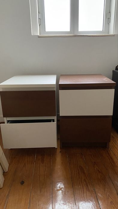 VENDO duas comodas/mesas de cabeceira