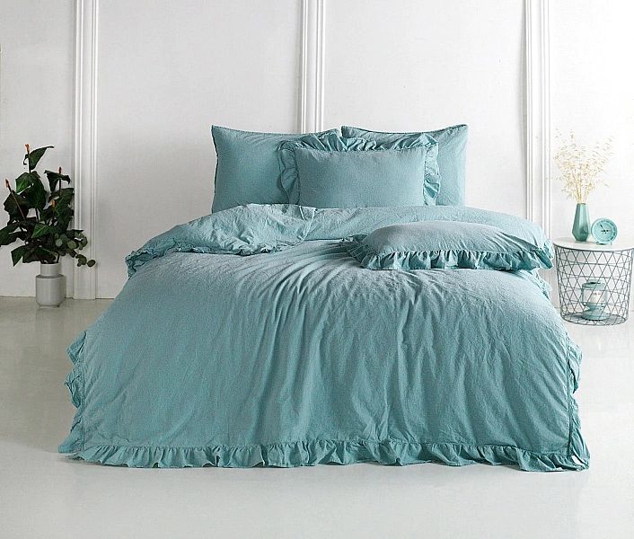 Limasso Pościel bawełniana Exclusive Mineral Blue 160x200