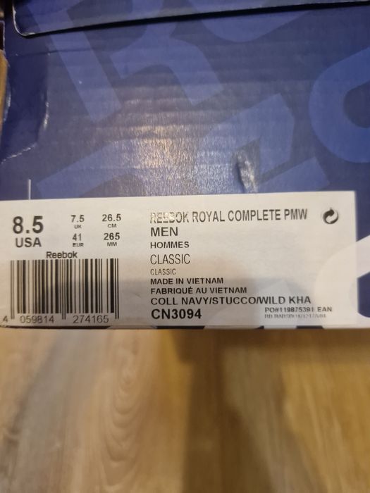 Reebok sneakersy męskie 41
