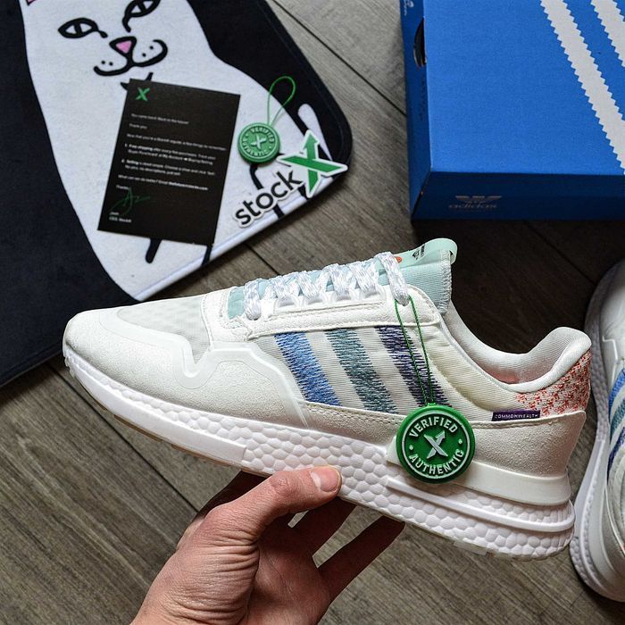 Мужские кроссовки Commonwealth x Adidas ZX 500 RM 'White' 40-45
